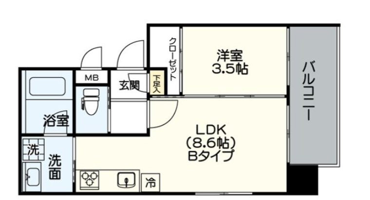 アヴァンティ祇園  間取り