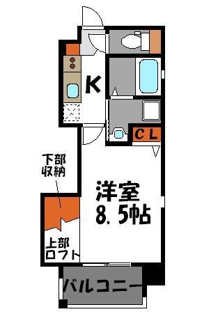 アクタス薬院アネックスⅡ 間取り
