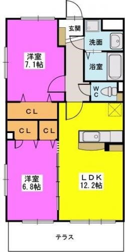 ソシアハイネスⅡ 間取り