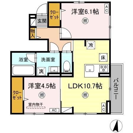 グランメゾン飯倉 間取り