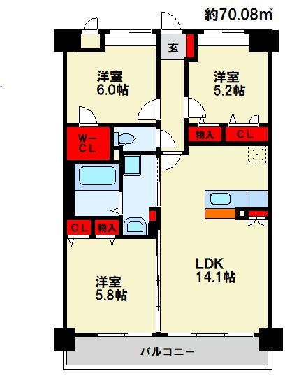 シグレア下大利 間取り