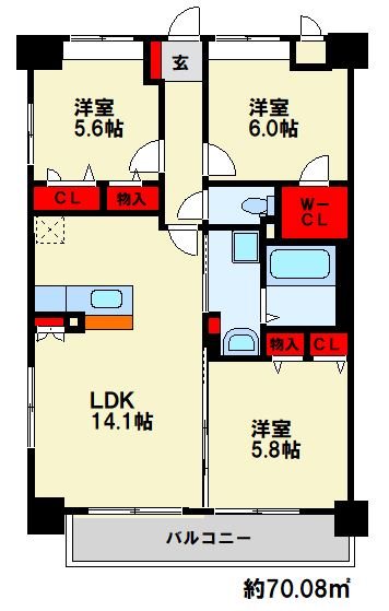 シグレア下大利 間取り