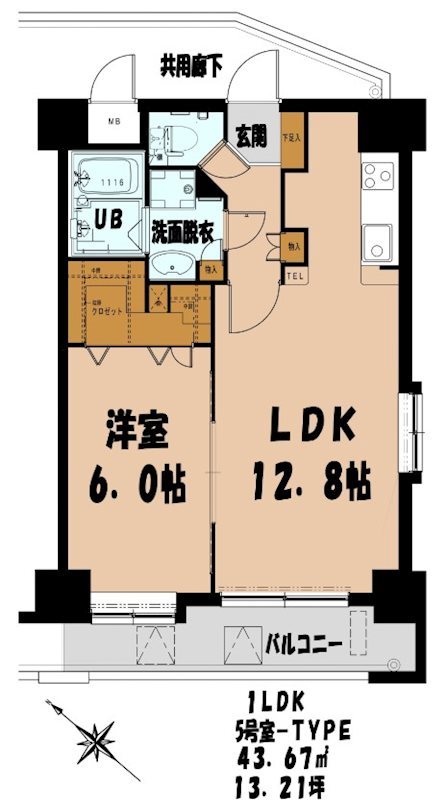 クリエート平尾駅前 間取り