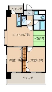 アジリア博多イースト 間取り