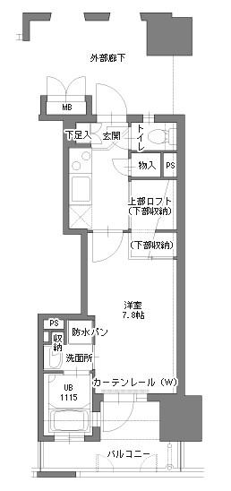 アクタス博多Vタワー  間取り