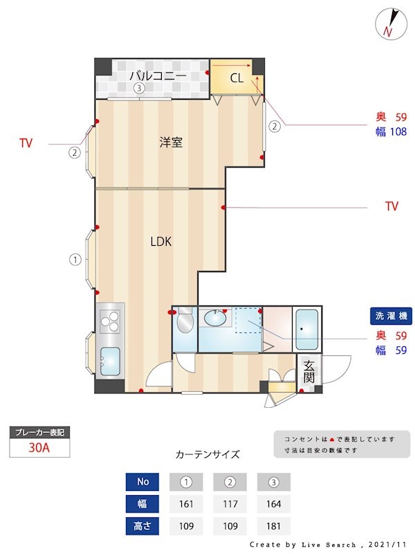 ツインリッチ藤崎 間取り