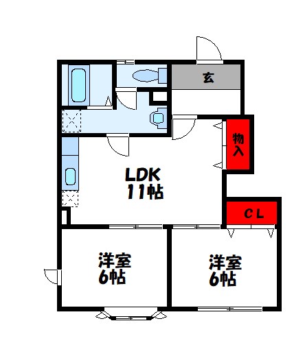 Rアベニール C 間取り