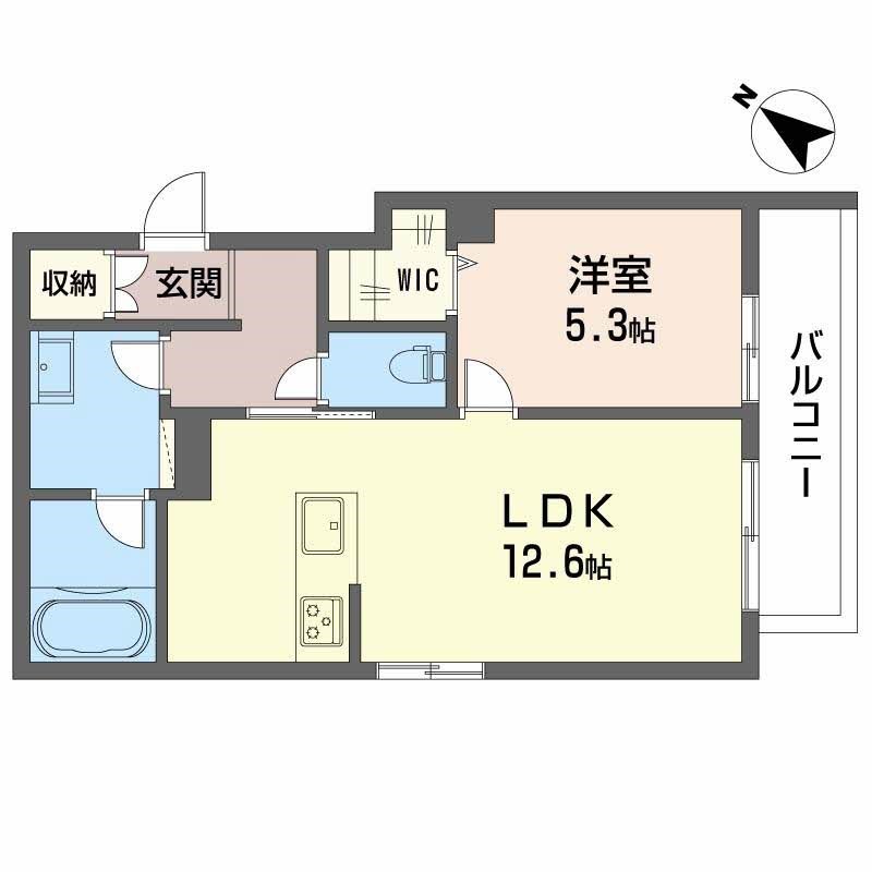 シャーメゾンマーレ竹下 間取り