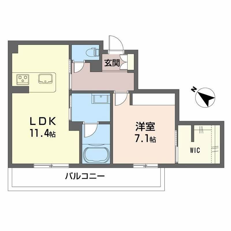 シャーメゾンマーレ竹下 間取り