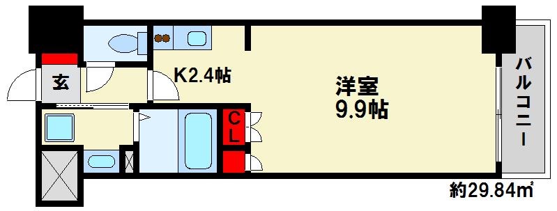 RJRプレシア南福岡 間取り