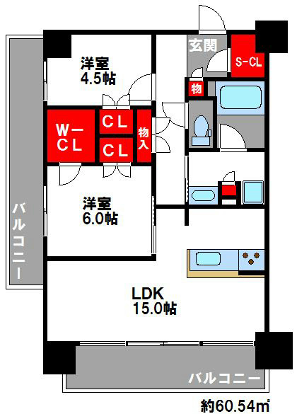 RJRプレシア千早 間取り