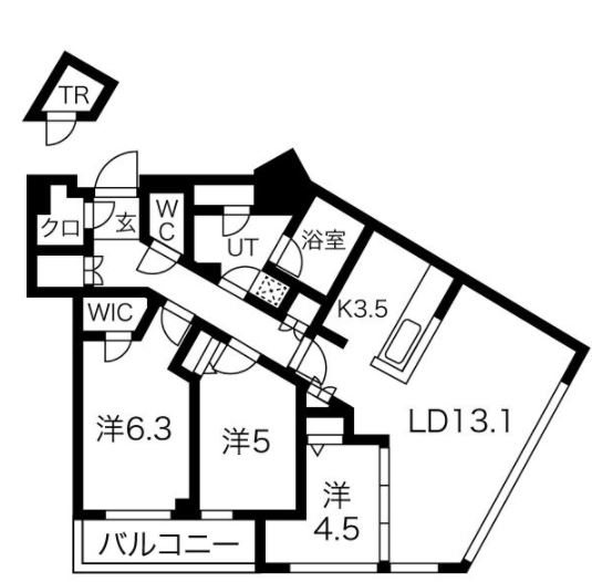 センターマークスタワー 間取り