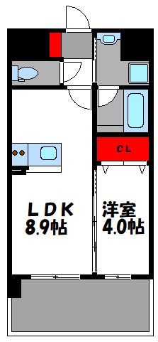 S-FORT箱崎東 間取り
