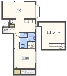 アイブルー・天神南 間取り