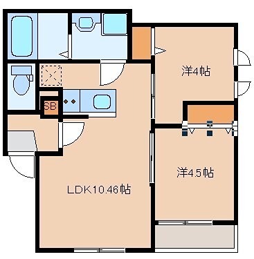 福岡県福岡市東区原田１丁目 間取り