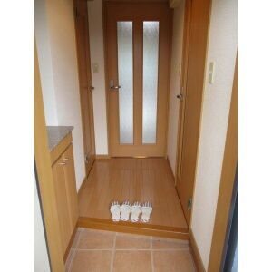 ウイングコート水城 玄関