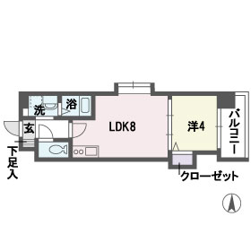 アミューゼ博多 間取り