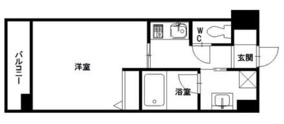 エムティースクエア吉塚駅前 間取り