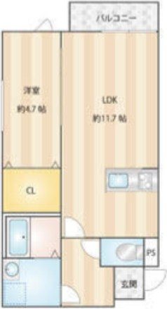 セレーナ飯塚Ⅲ 間取り