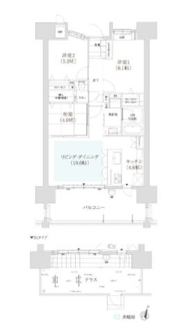 福岡県福岡市東区香椎照葉３丁目 間取り