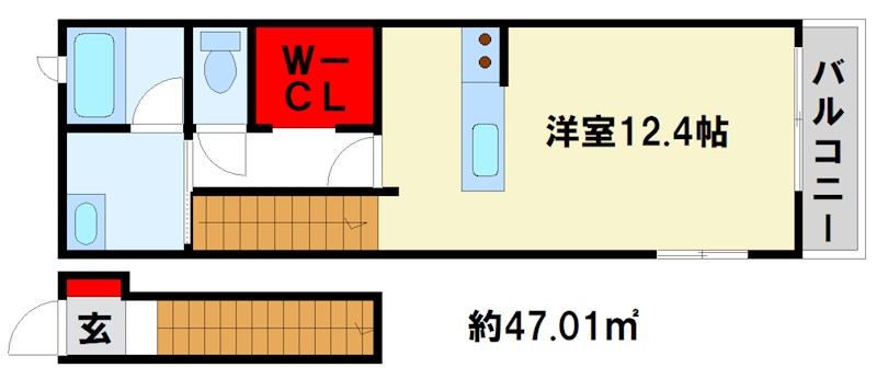 シャーメゾンタウン筑紫C棟 間取り