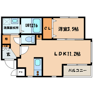 福岡県福岡市南区清水１丁目 間取り
