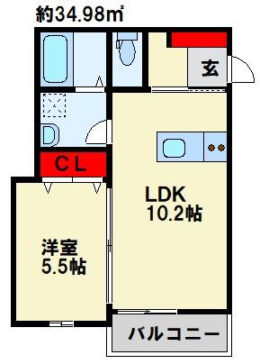 アドバンス井尻東 間取り