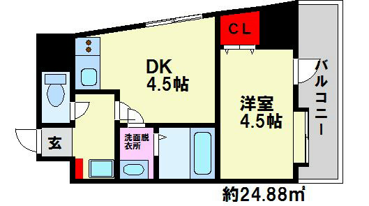 アソシアグロッツォ平尾 間取り