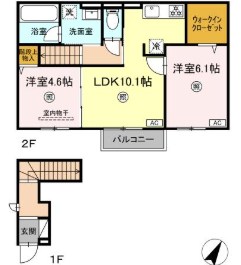 ウィスタリアⅡ 間取り