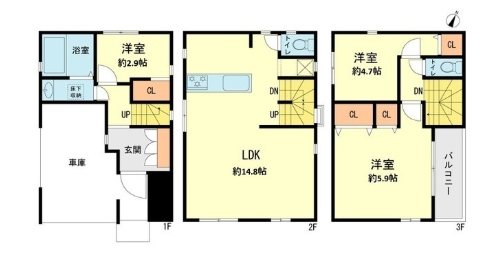 春日原南町４丁目戸建  間取り