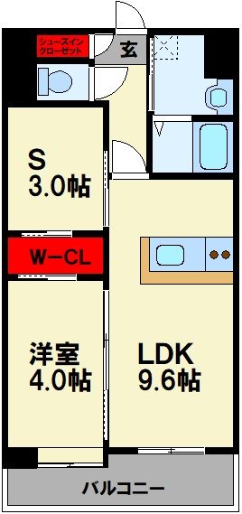 グランアッシュ新飯塚 間取り