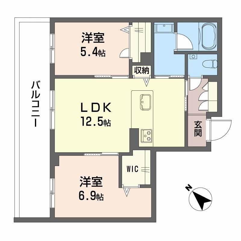 シャーメゾン　トレゾール 間取り