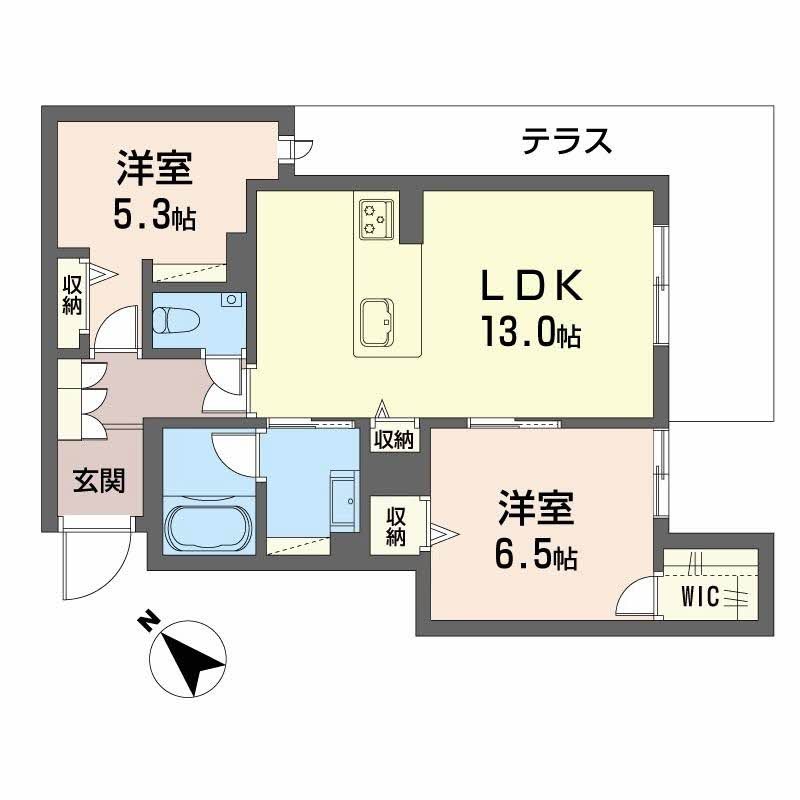 シャーメゾン　トレゾール 間取り