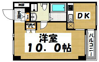 KDXレジデンス西新 間取り