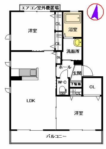 アンリシールＭＩＹＡＫＡＴＳＵ  間取り