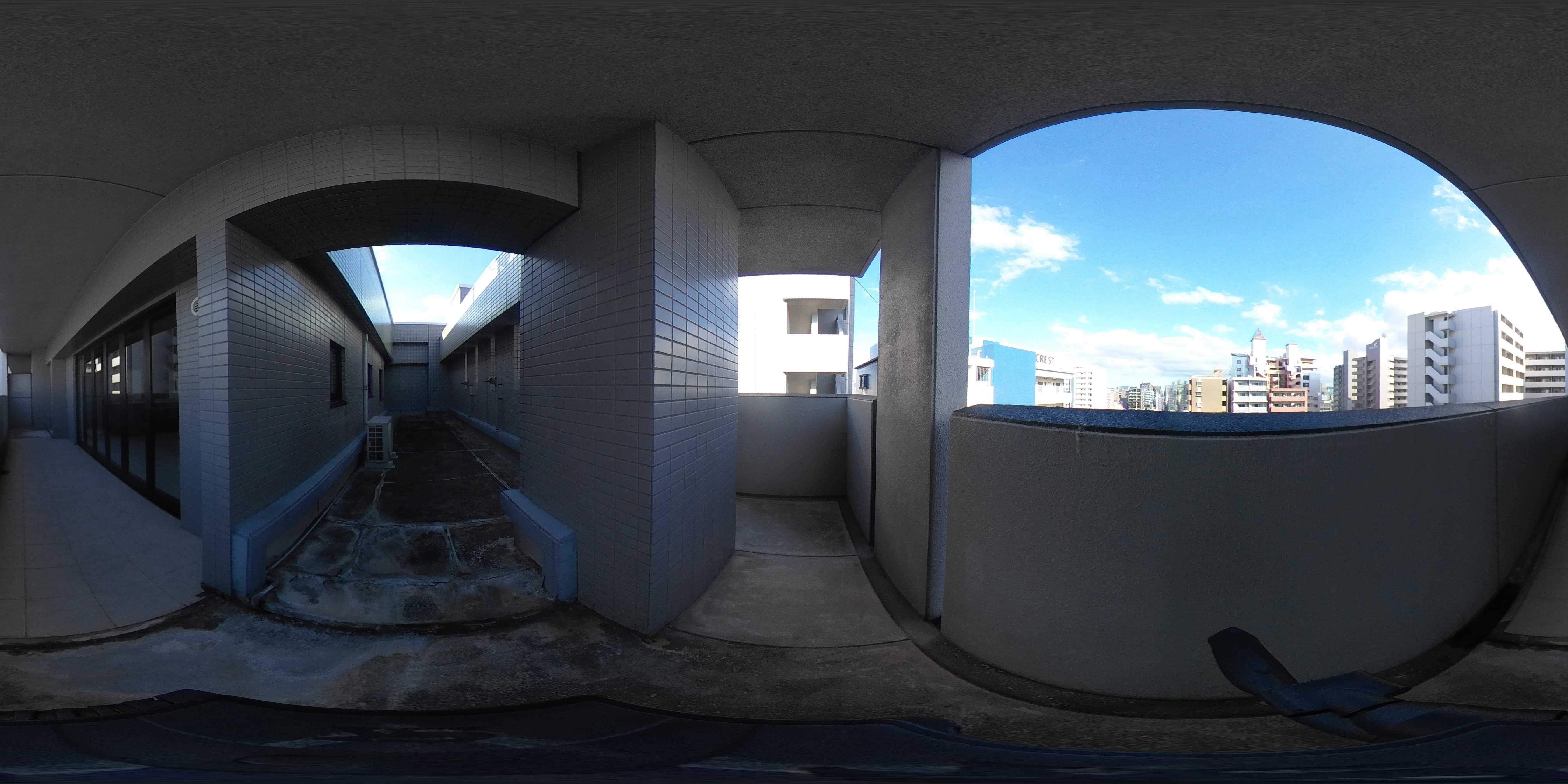 エンクレストベイ天神東 ベランダ