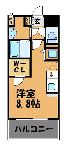 アソシアグロッツォ天神ザ・ガーデン 間取り