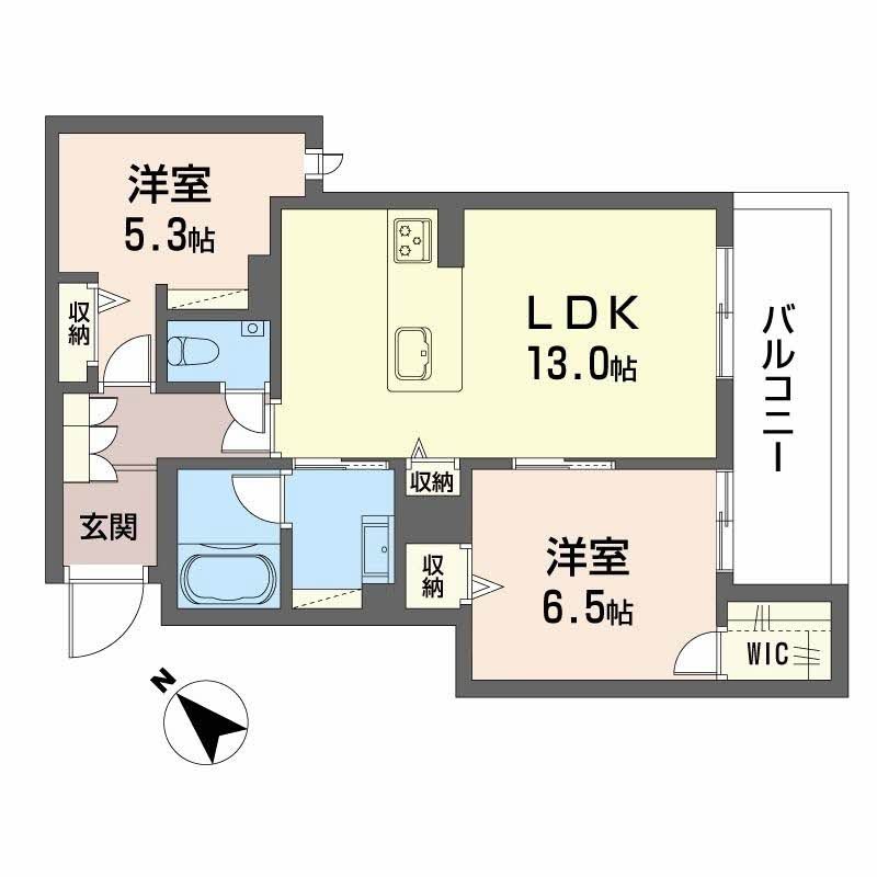 シャーメゾン　トレゾール 間取り