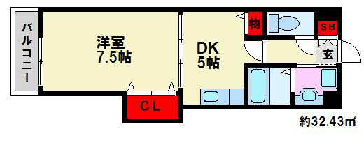 エスポワール高宮 間取り