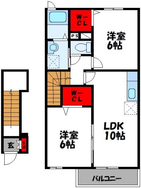 アンバーキャッスルA 間取り