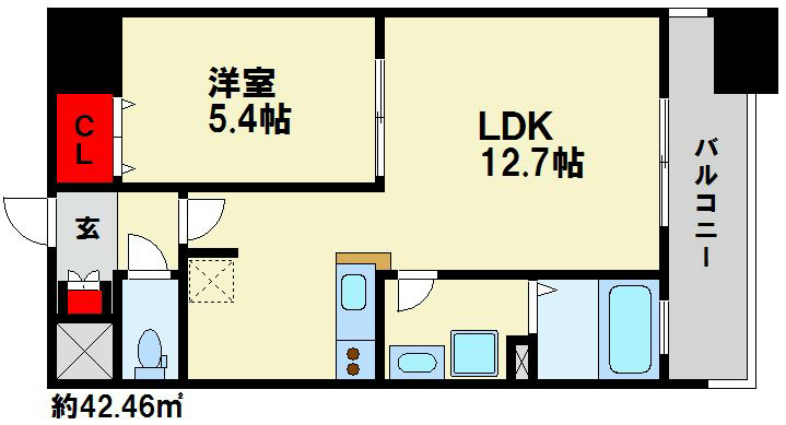 カルム南福岡 間取り