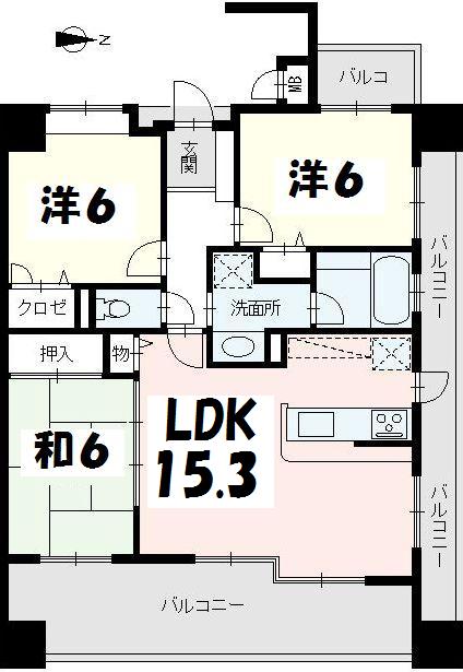 D’クラディア高取 間取り