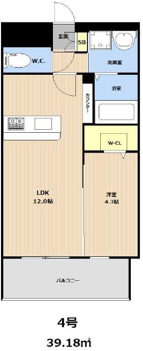 KL TOJIN EAST 間取り