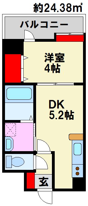 アソシアグロッツォ平尾 間取り