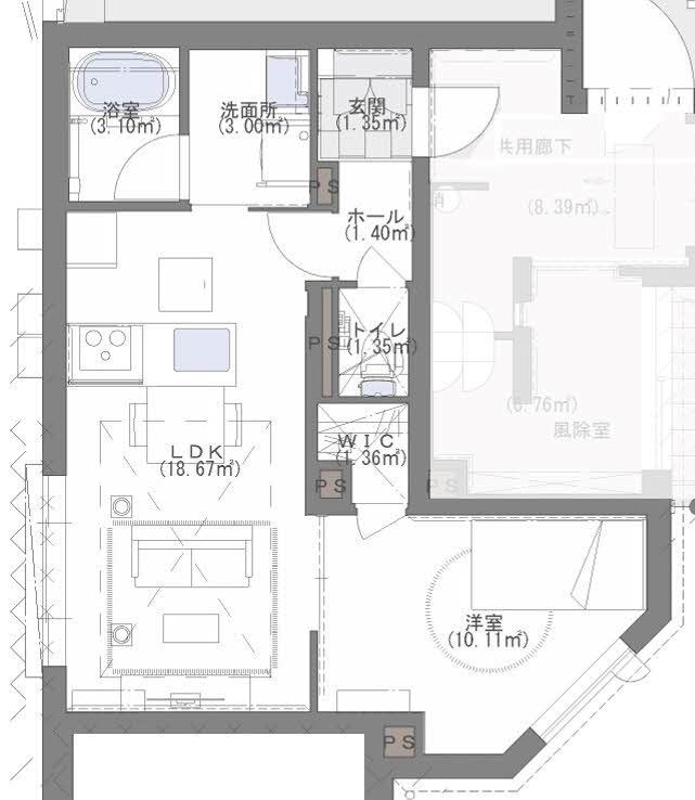 GRACE EARTH薬院 間取り