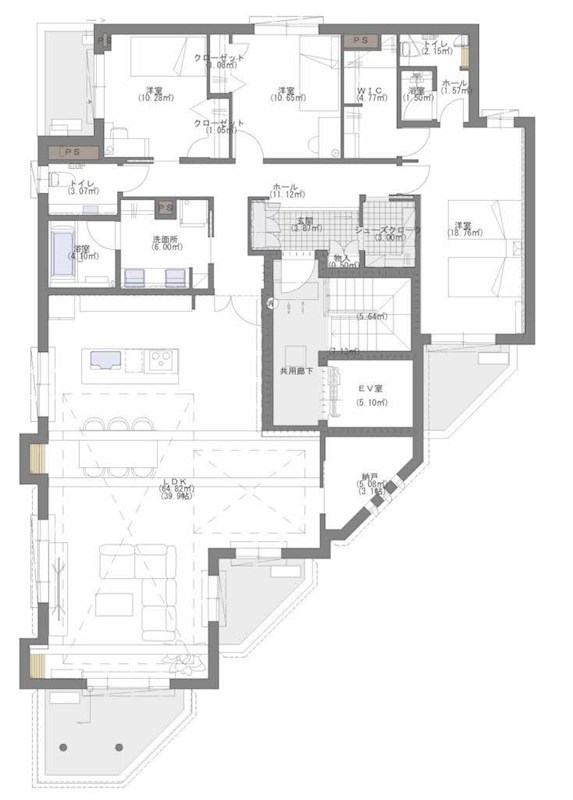 GRACE EARTH薬院 間取り
