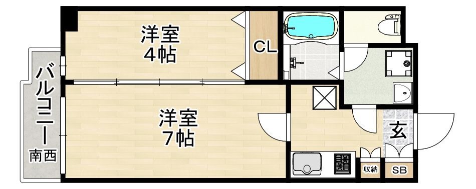 エンクレスト平尾Ⅱ 間取り
