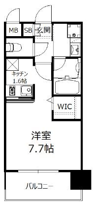 エンクレストベイ天神東Ⅱ 間取り
