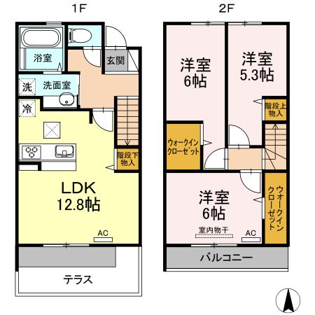 ステラ貝塚駅前 間取り