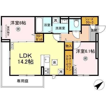 D-ROOMプラーナ 間取り